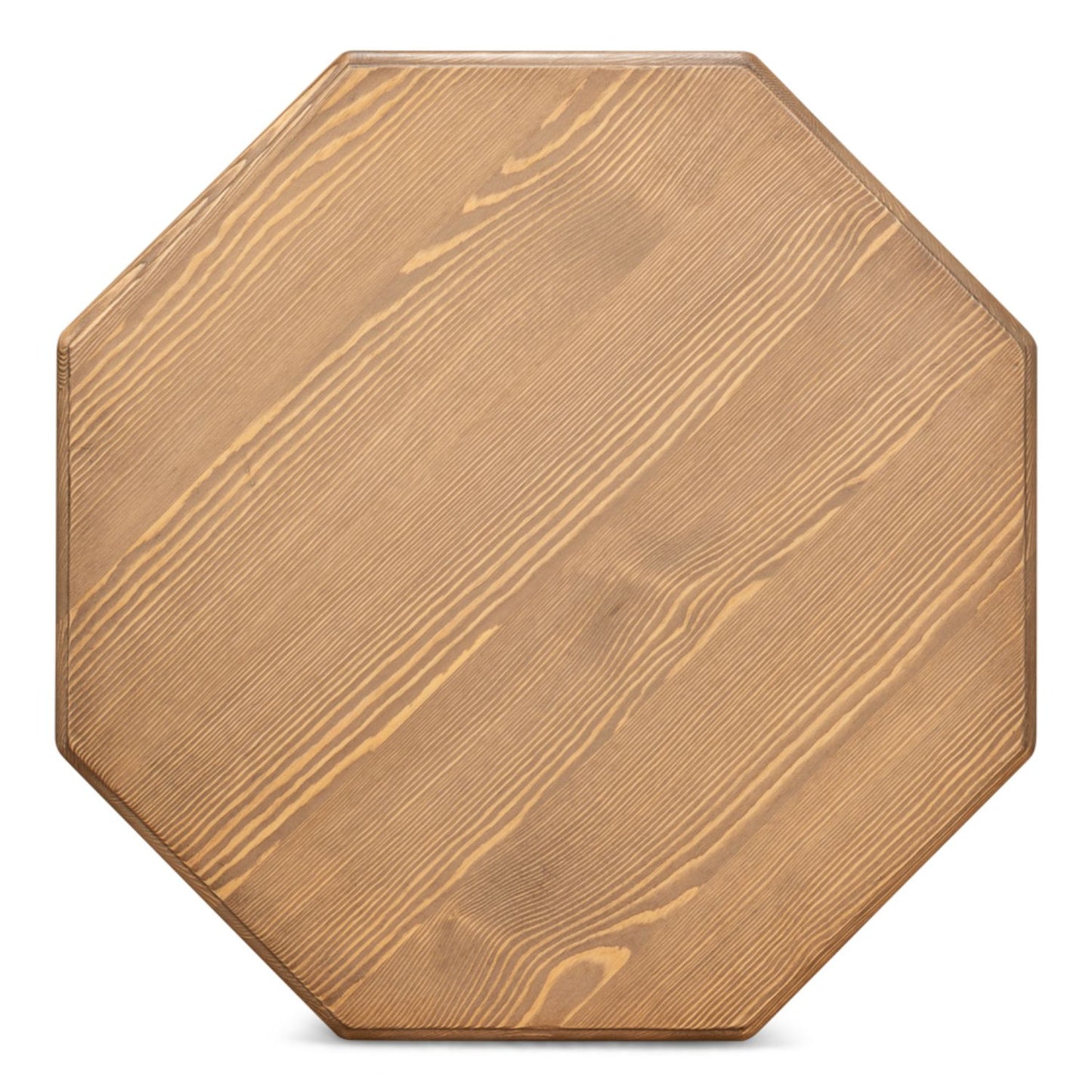 Brogan Side Table – Old Pine Finish with Green Traditional Style