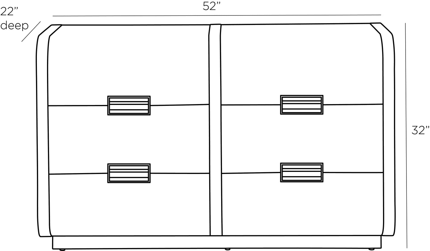 Arteriors Home Madison Chest – Beige Seagrass Cloth & Oak Veneer Dresser