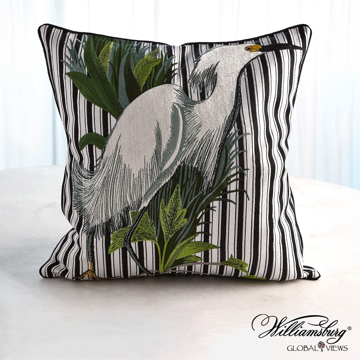 SNOWY EGRET PILLOWS