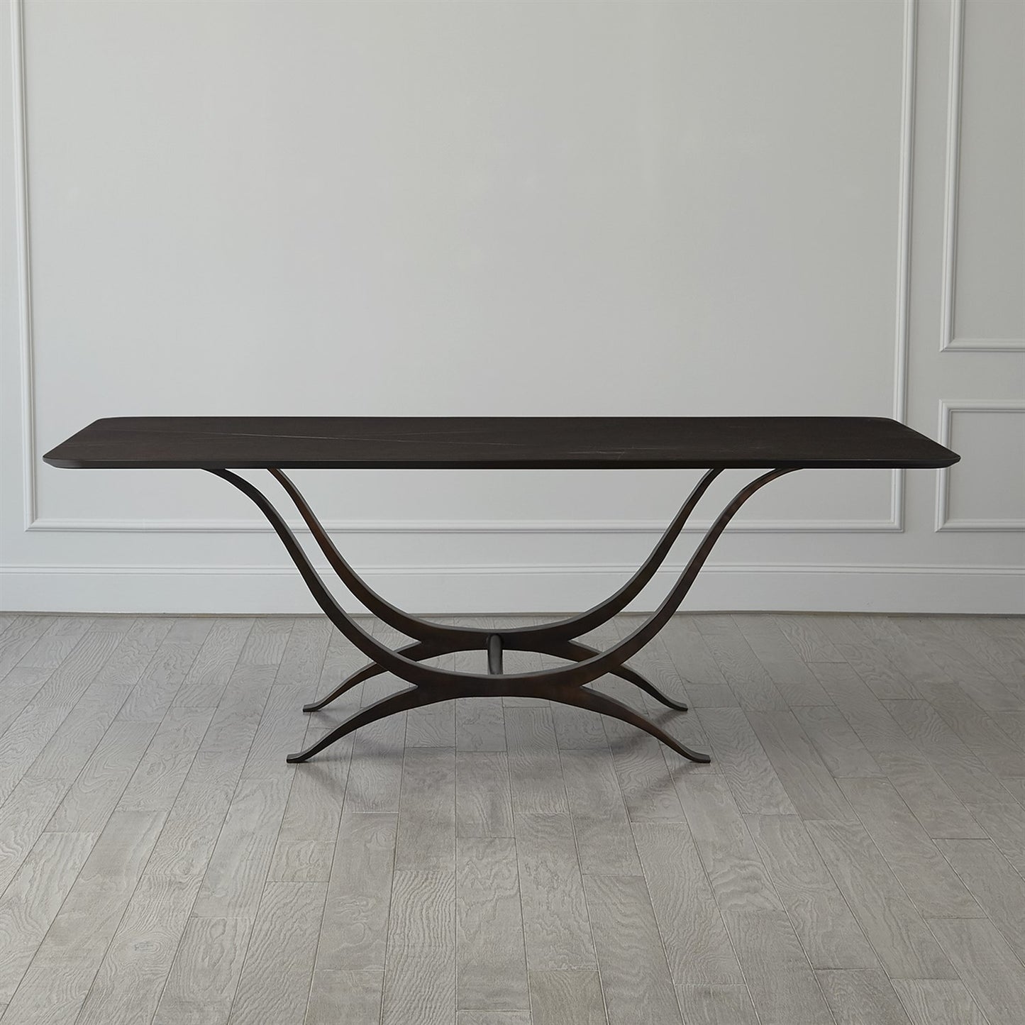 CHORDA DINING TABLE-BRONZE-RECTANGLE