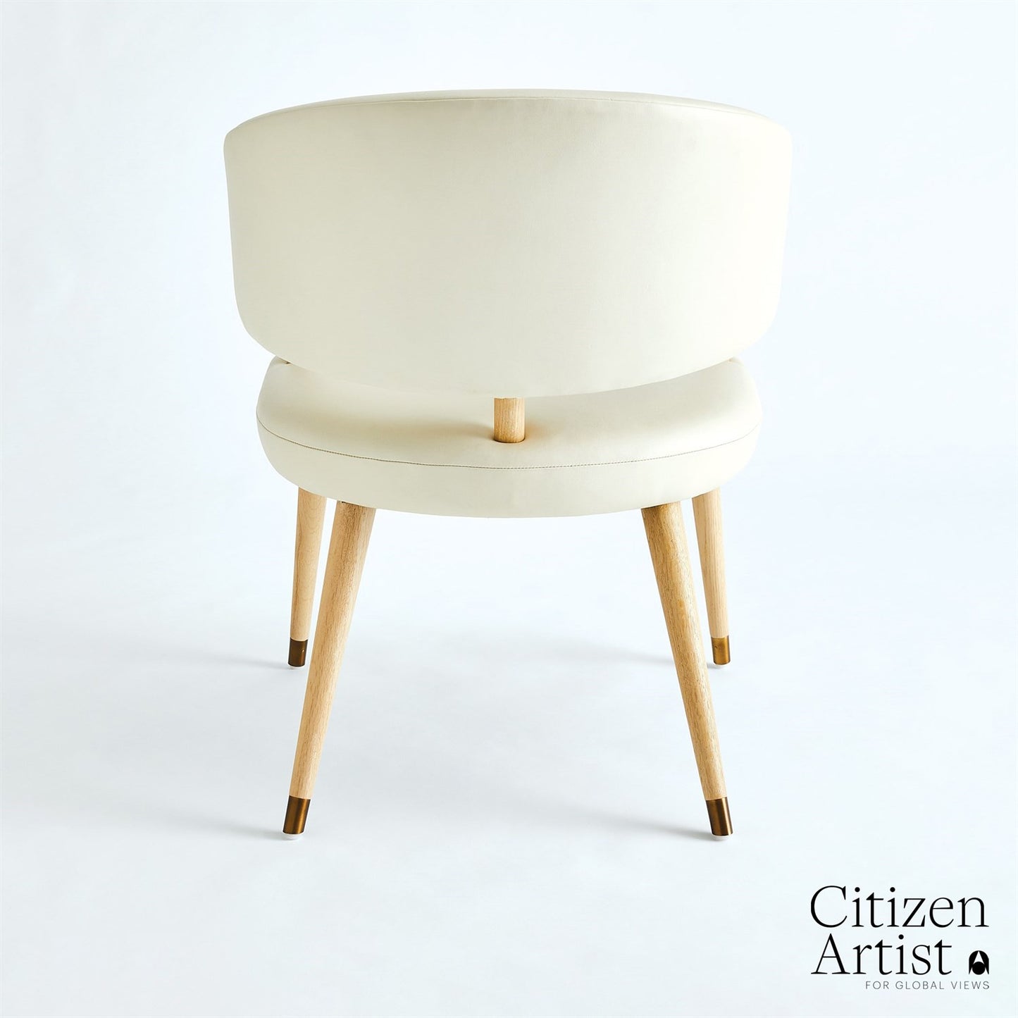VERA DINING CHAIR-MILK LEATHER