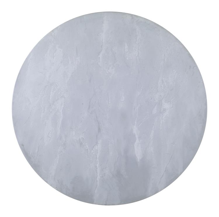 Maitland Smith Stoneham Cocktail Table – Scagliola Top, Marble Legs & Steel Accents