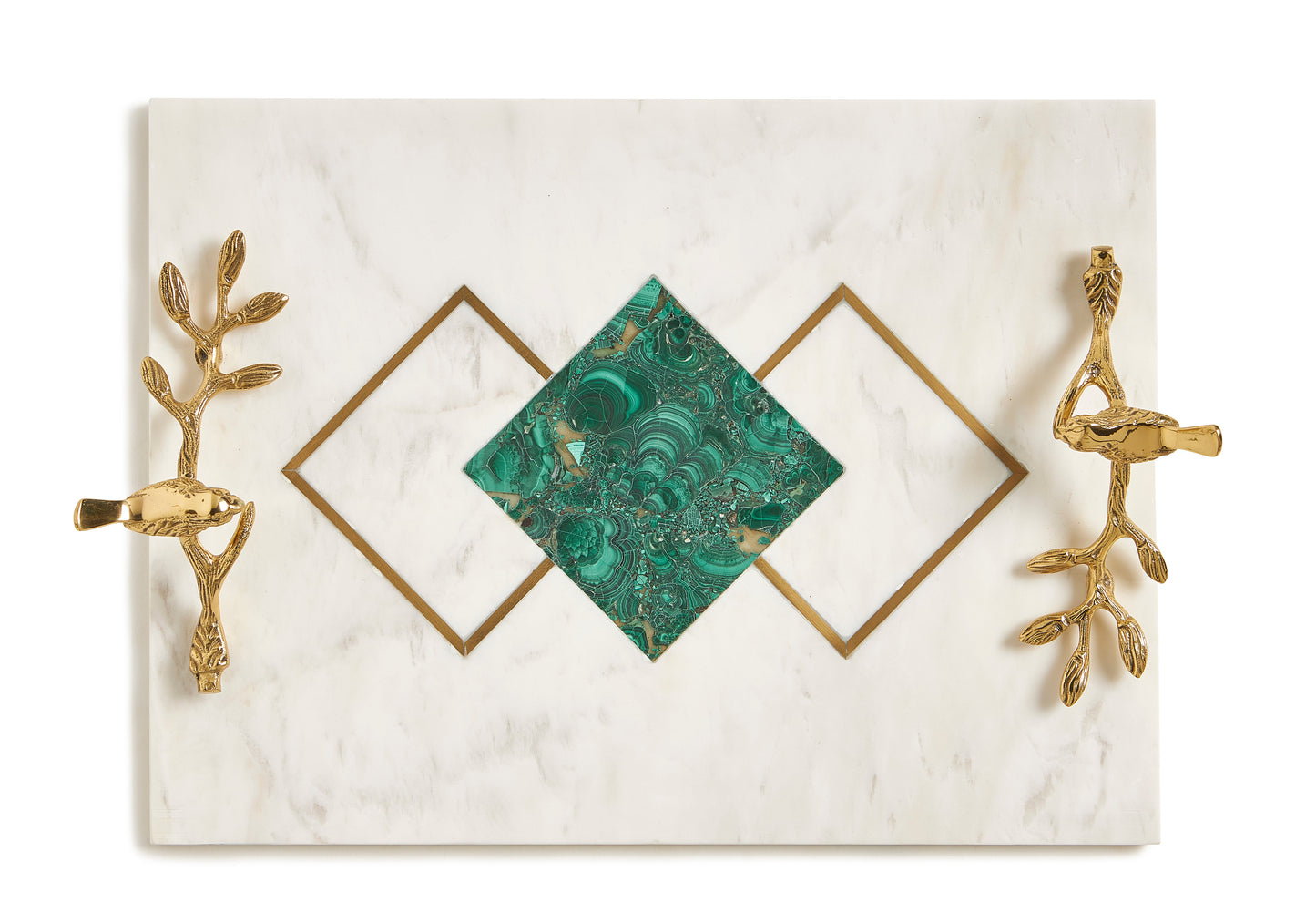 Malachite Sparrow Tray by Maitland Smith