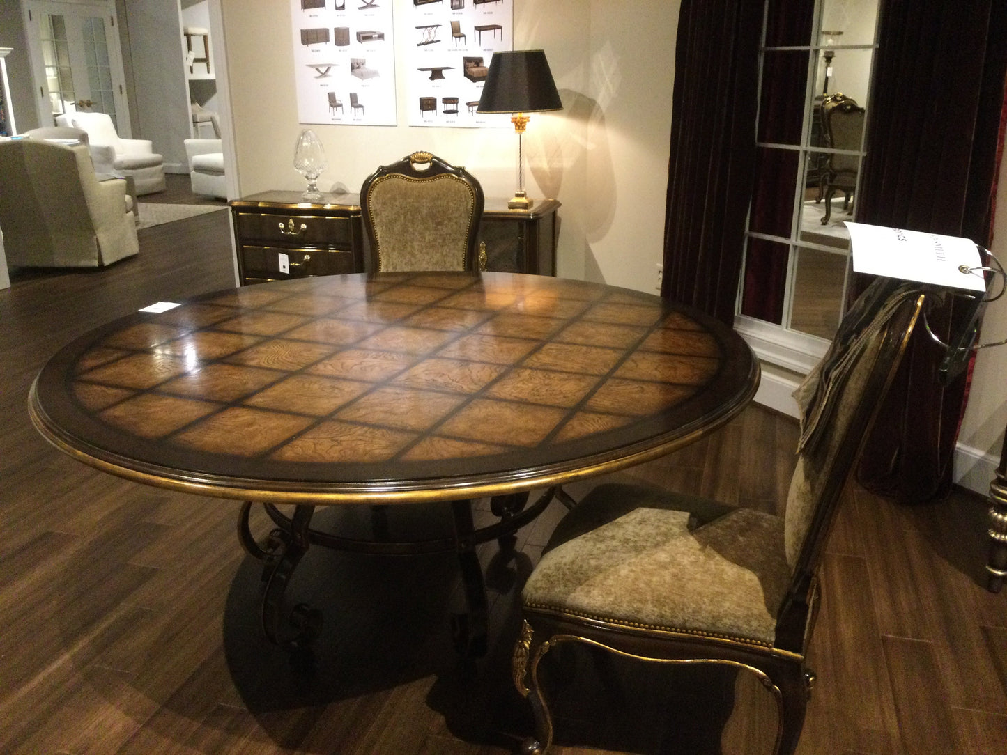 Maitland Smith Aria Round Dining Table