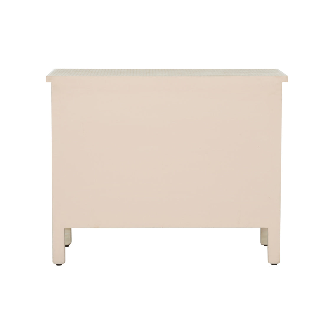 Milford Chest – Handcrafted 4-Drawer Bone Inlay Chest in Blue, Gray, or Natural Finish
