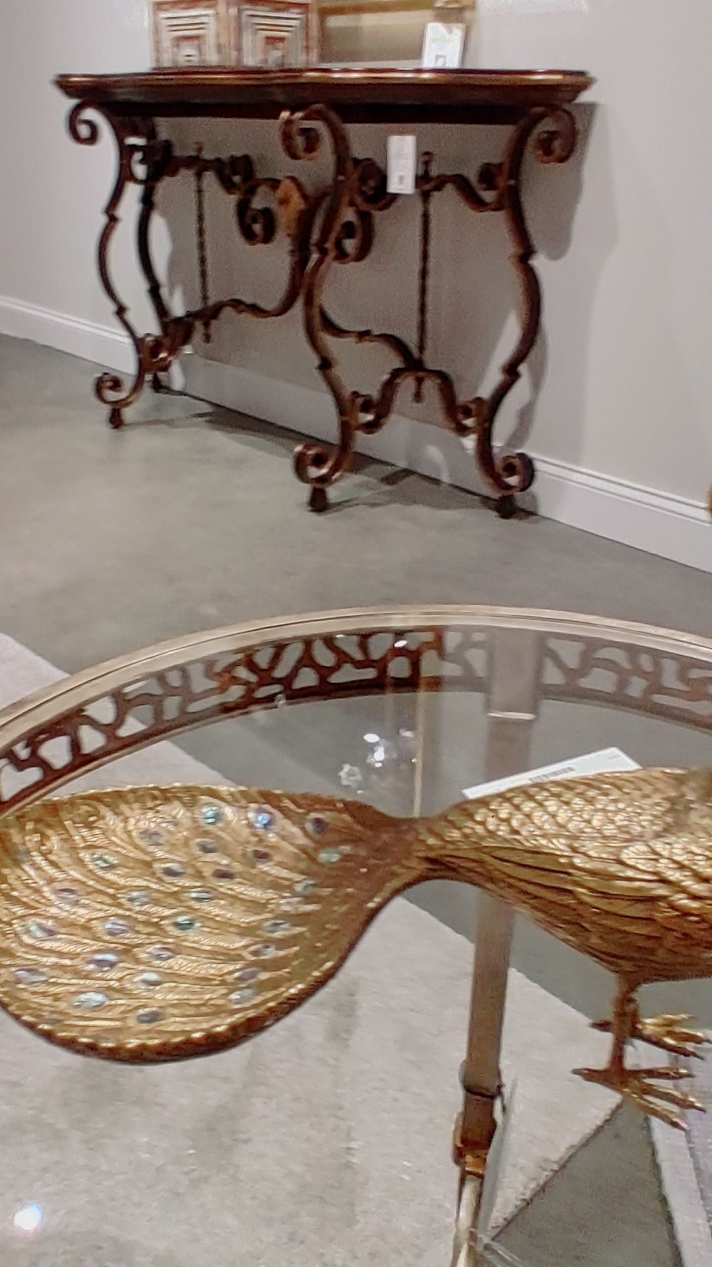 Maitland Smith Pride Dish - Cast Brass with Paua Shell Inlaid Accents