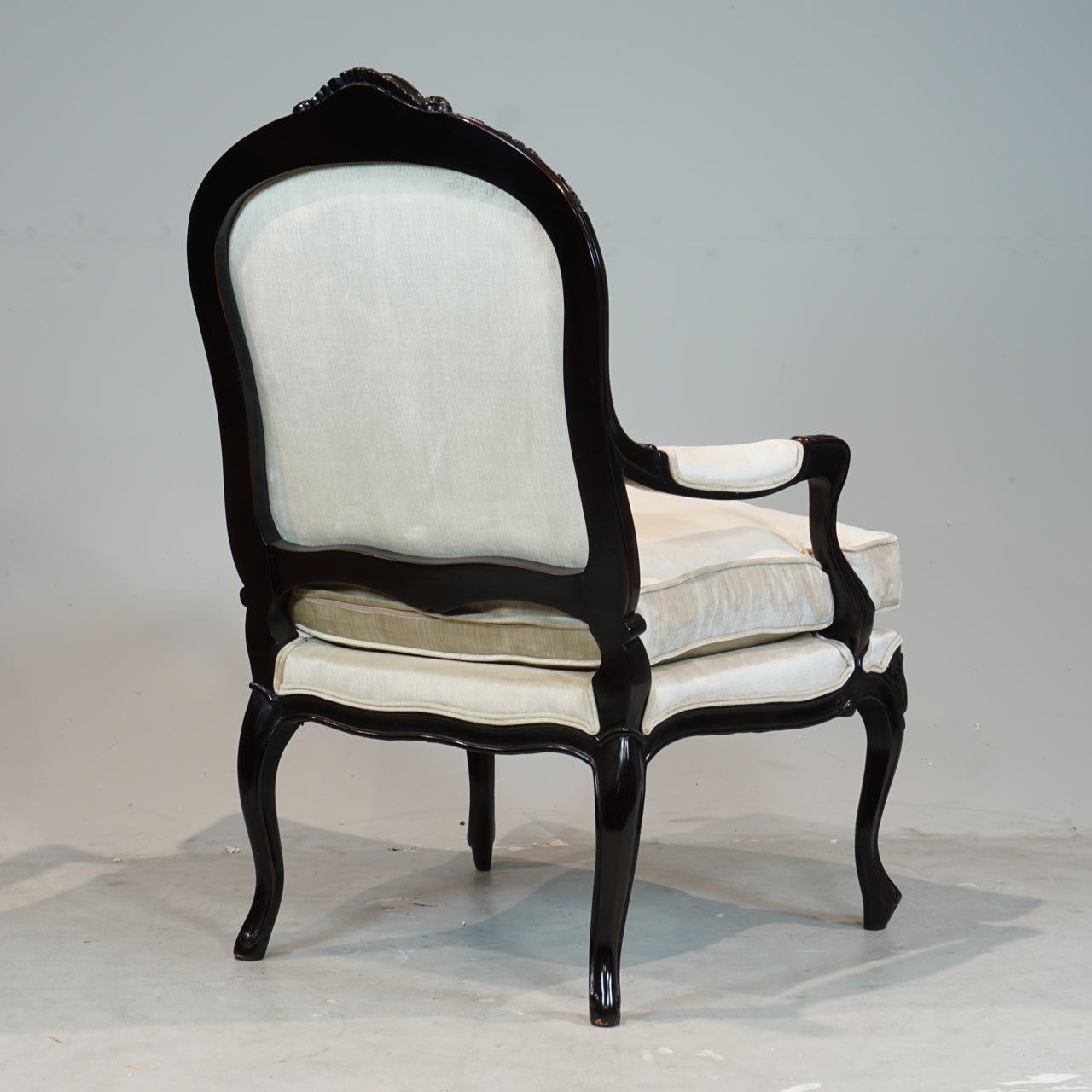 LOUIS XV FAUTEUIL WITH CUSHION by Jansen