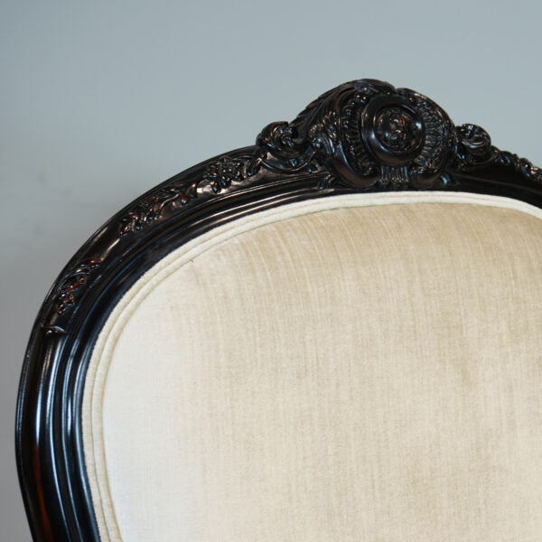 LOUIS XV FAUTEUIL WITH CUSHION by Jansen