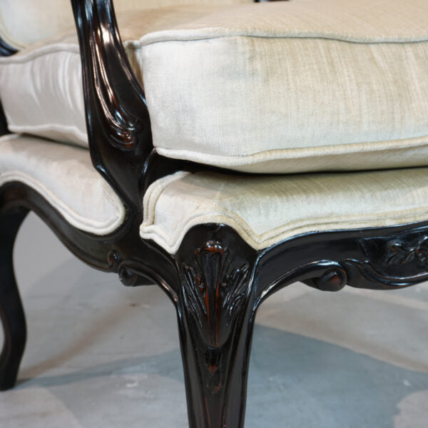 LOUIS XV FAUTEUIL WITH CUSHION by Jansen