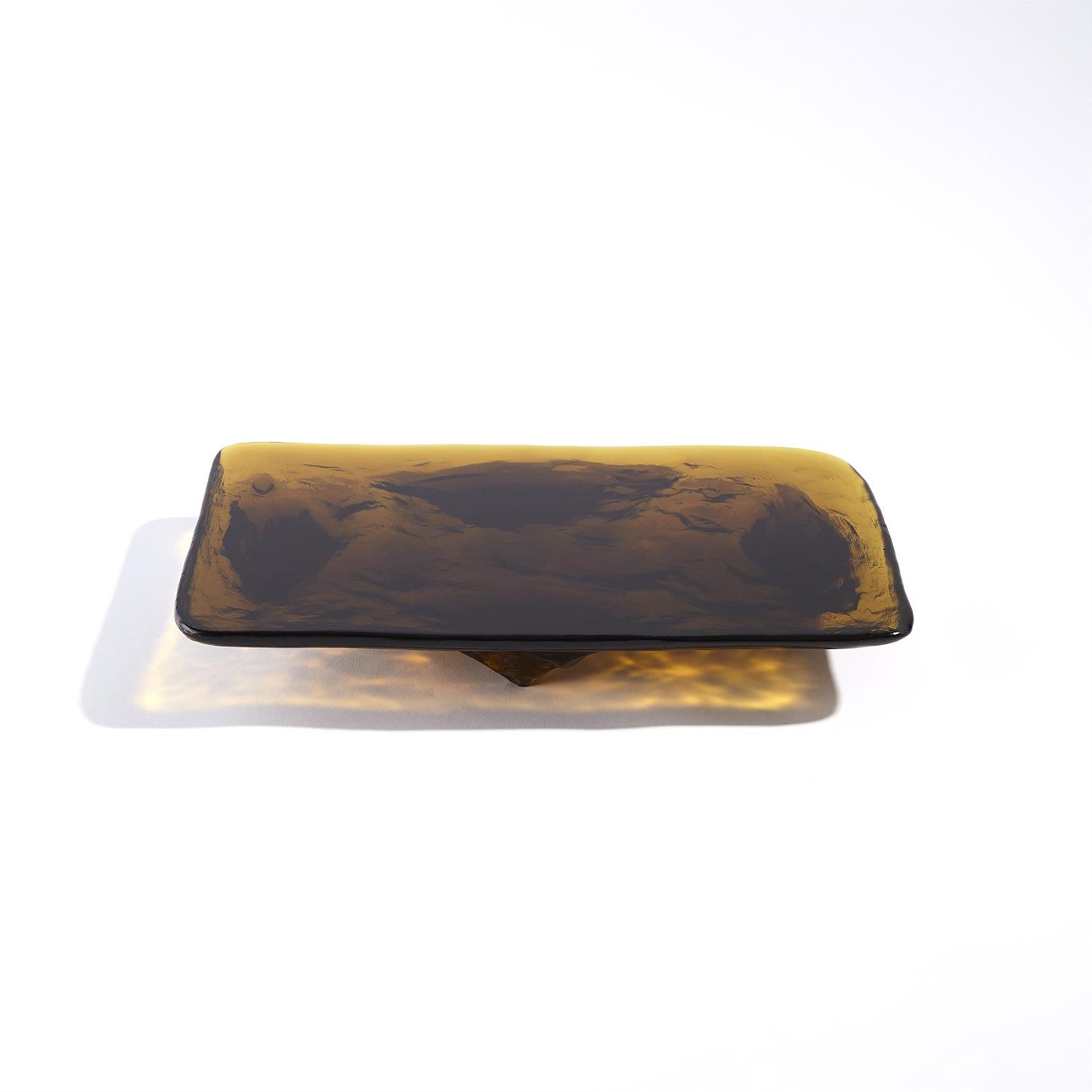 LIULI AMBER GLASS TRAYS