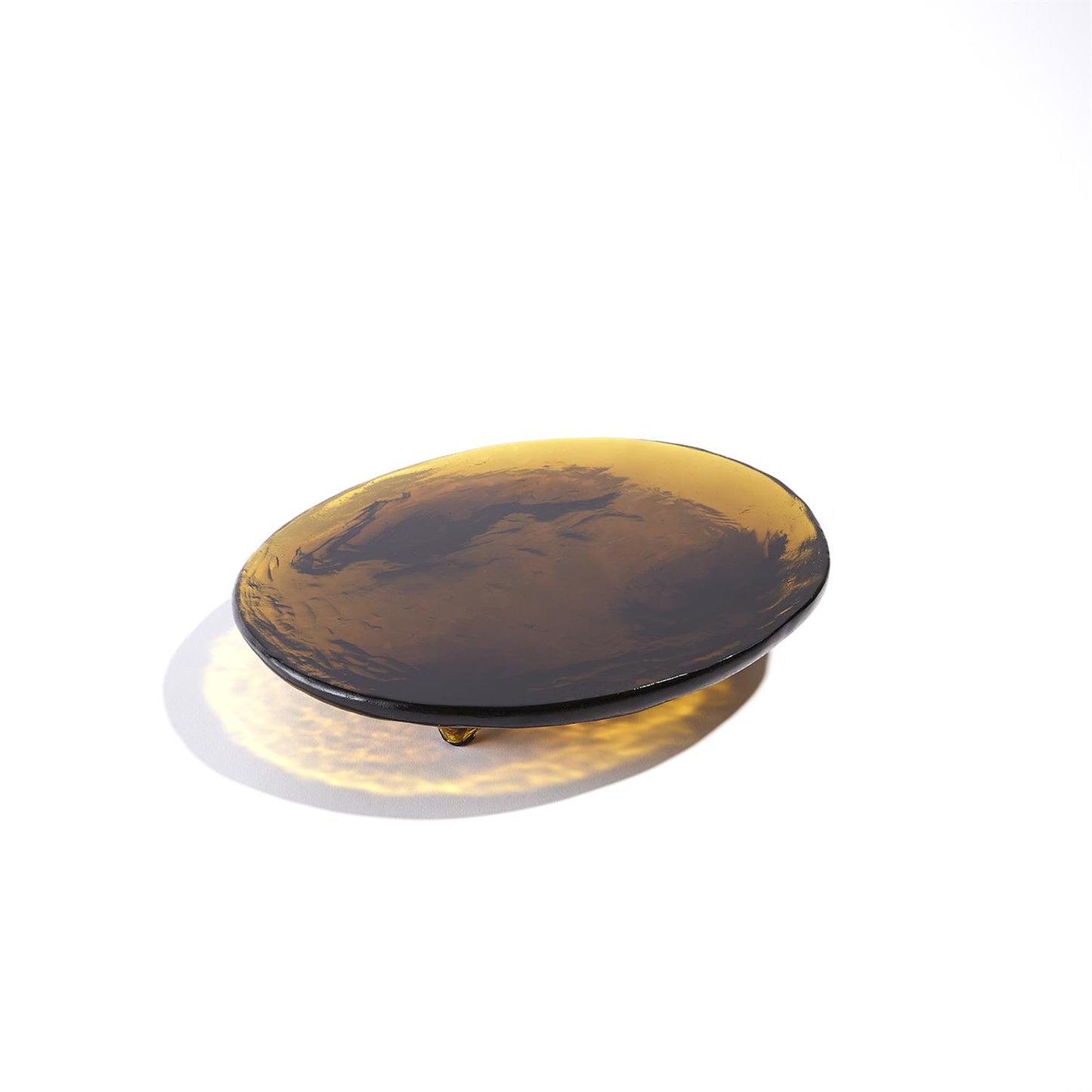 LIULI AMBER GLASS TRAYS