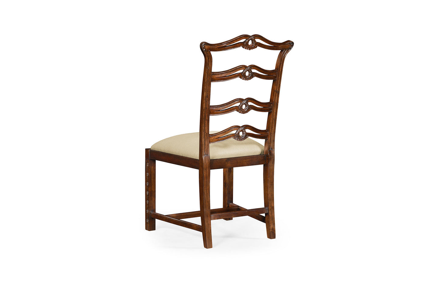 Chippendale style mahogany pierced back dining side chair