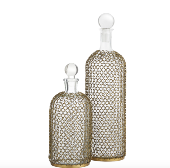 Drexel Decanters, Set of 2