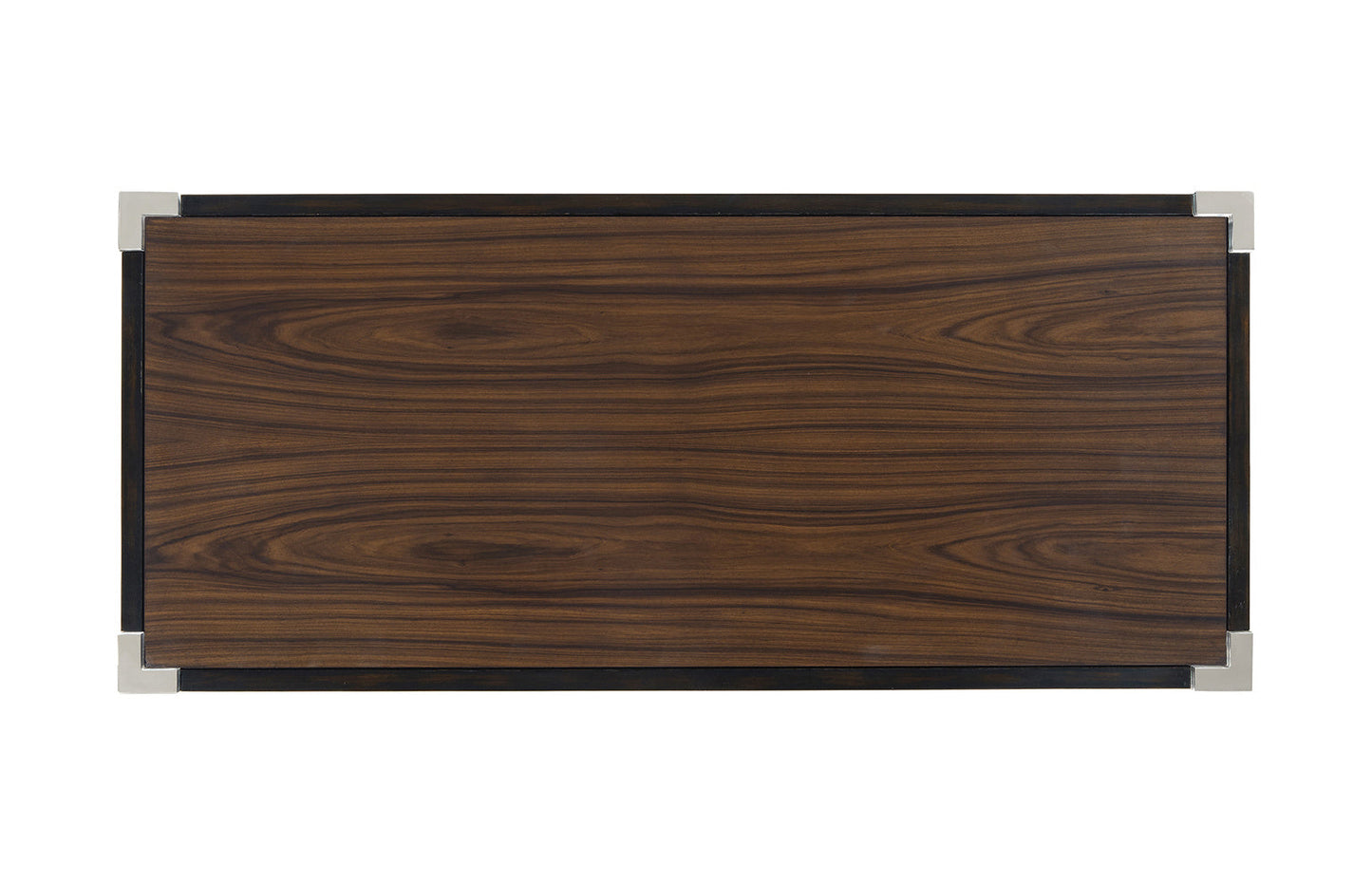 Campaign Style Dark Santos Rosewood Adjustable Storage Cabinet
