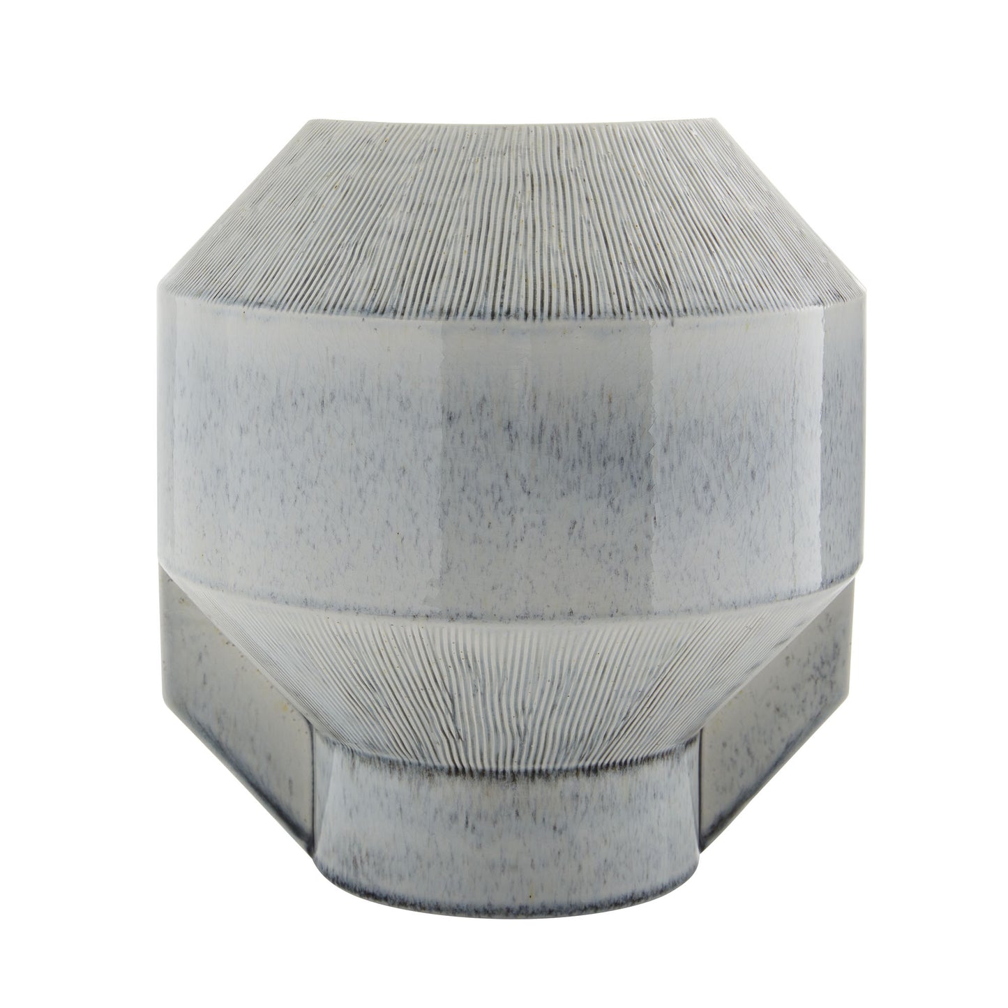 Marley Vase - Unique Porcelain Sculptural Design - Ice Reactive Glaze - Contemporary Home Decor