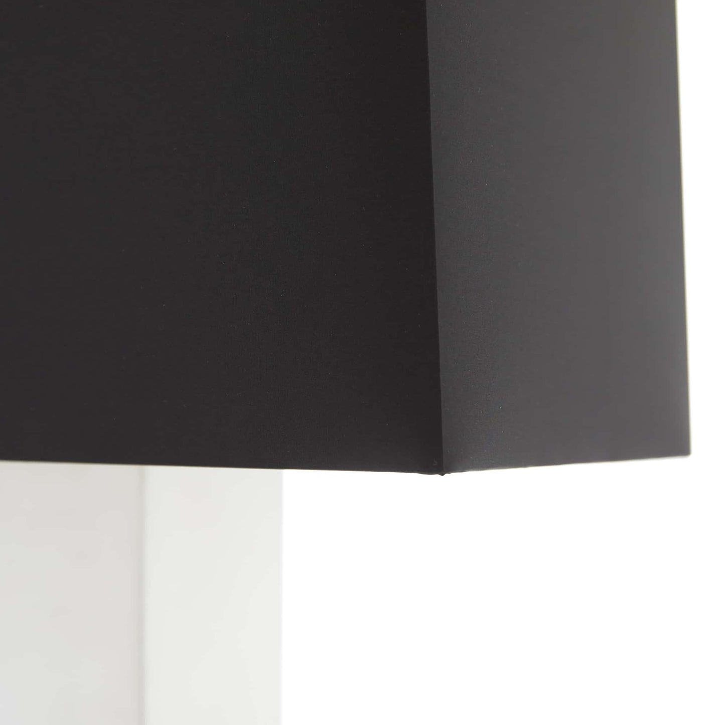 Shelby Lamp - Contemporary Black and White Resin Table Lamp