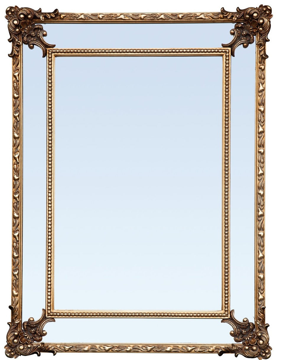 Antique Gold Baroque Mirror - Timeless Elegance for Your Home Decor  Piece
