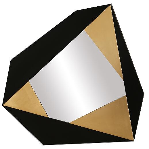 Prism Radiance Wall Mirror - Modern Geometric Design for Contemporary Spaces and