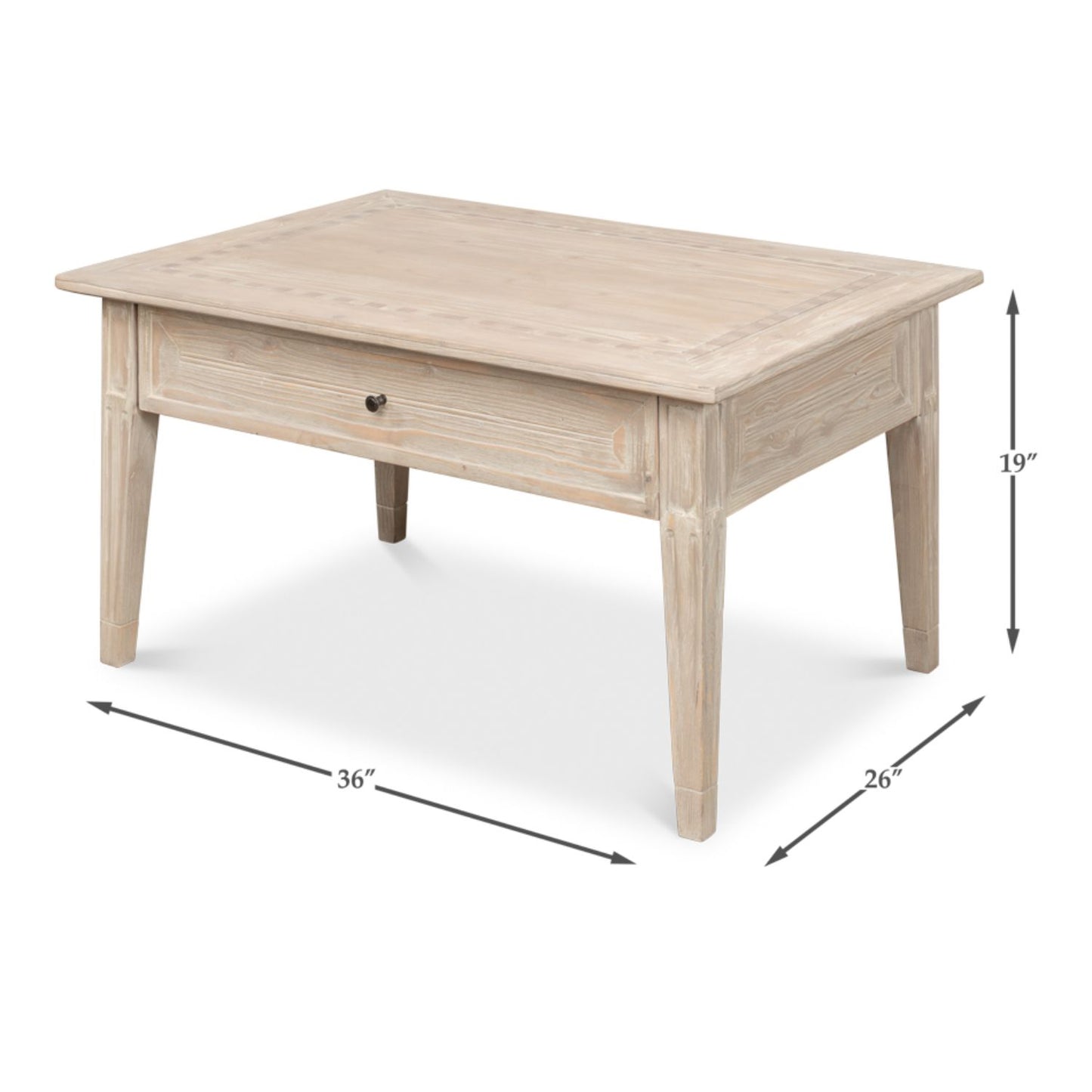 Ibiza Bungalow Cocktail Table – Grey Thorne Finish