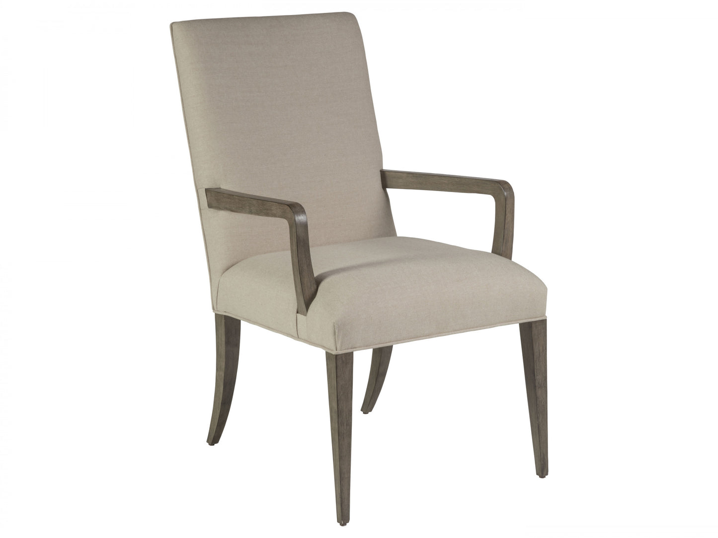 Artistica Home Cohesion Program – Madox Upholstered Arm Chair – Stylish Comfort in Gray Mist Linen