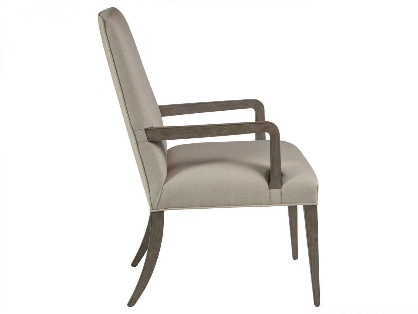 Artistica Home Cohesion Program – Madox Upholstered Arm Chair – Stylish Comfort in Gray Mist Linen