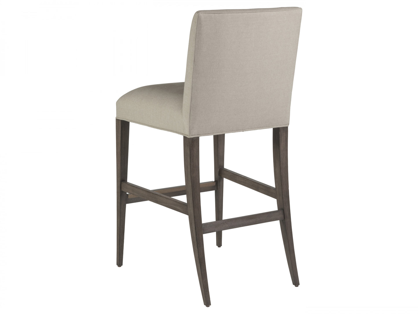 Madox Upholstered Low Back Barstool – Traditional Mahogany Barstool