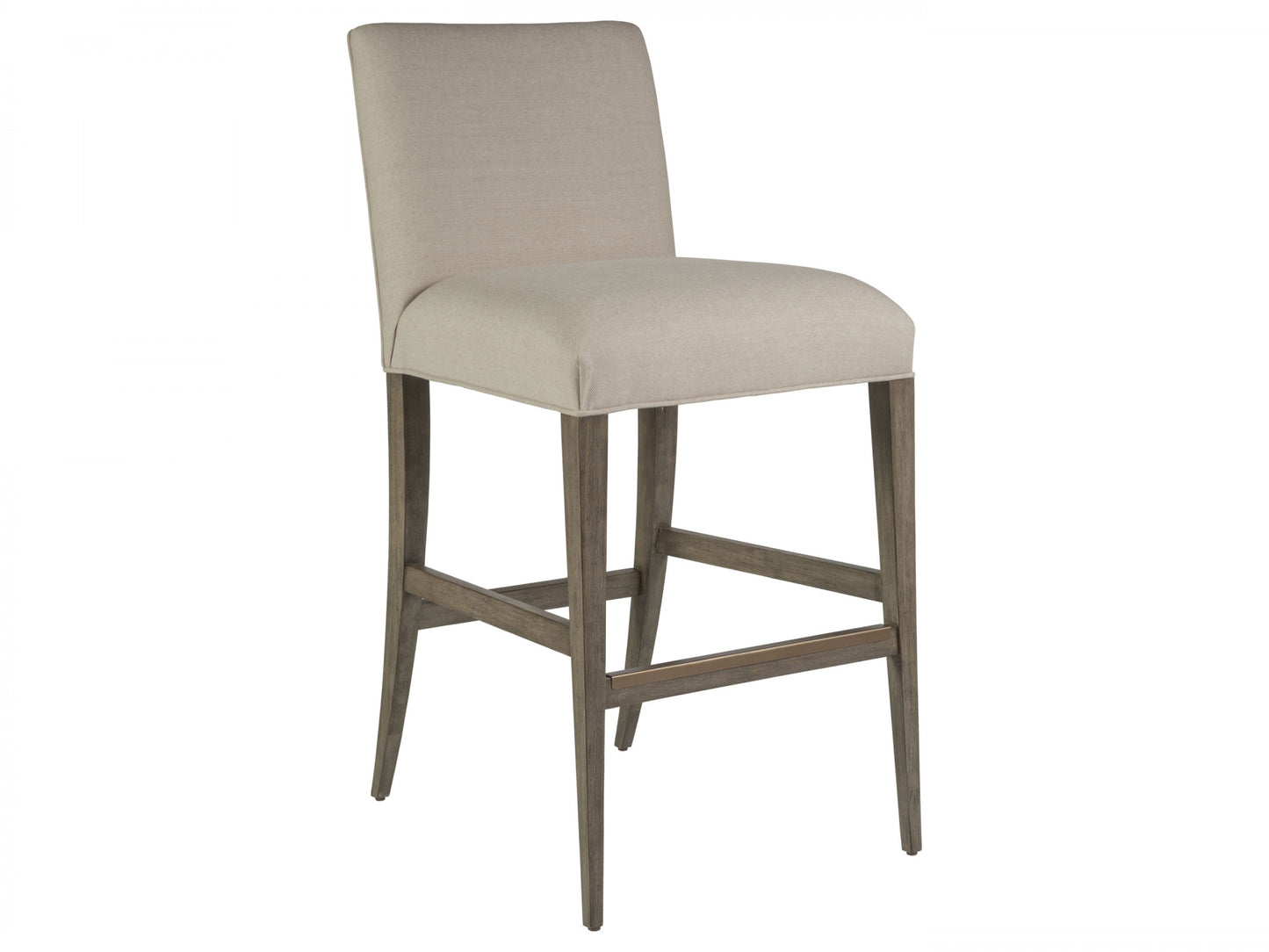 Madox Upholstered Low Back Barstool – Traditional Mahogany Barstool