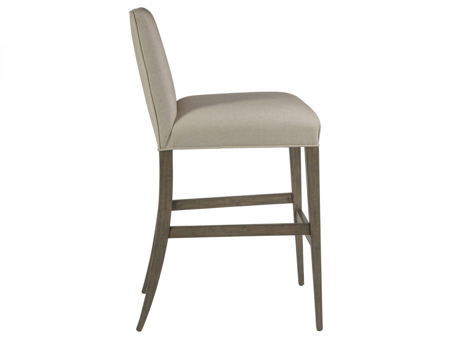 Madox Upholstered Low Back Barstool – Traditional Mahogany Barstool