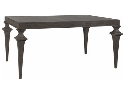 Brussels Rectangular Dining Table – Extendable Mahogany Table in Warm Antico Finish