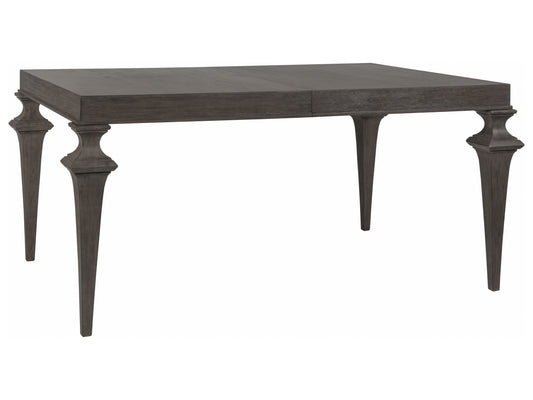 Brussels Rectangular Dining Table – Extendable Mahogany Table in Warm Antico Finish