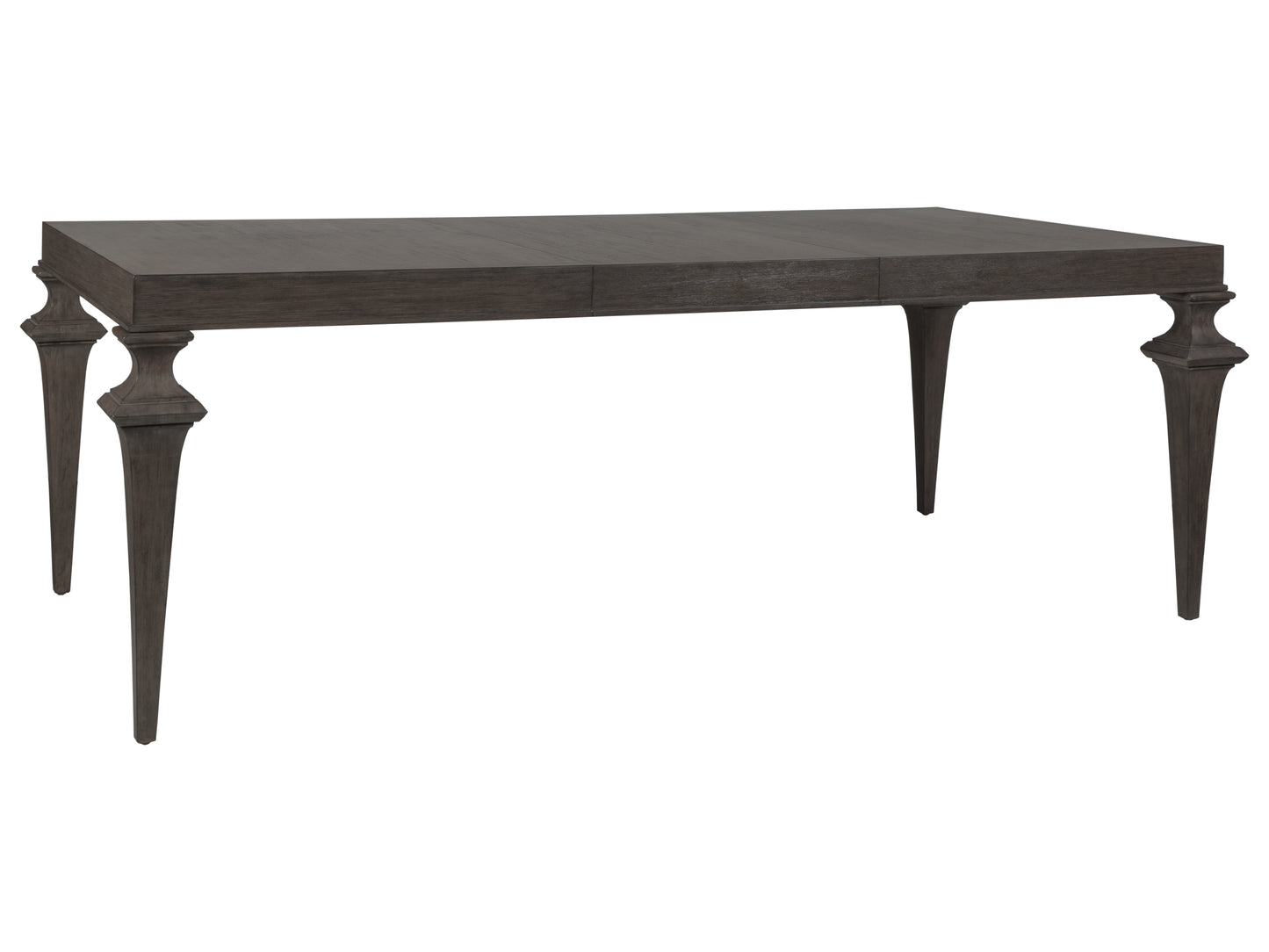 Brussels Rectangular Dining Table – Extendable Mahogany Table in Warm Antico Finish