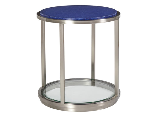 Ultramarine Round End Table by Signature Designs for Artistica Home