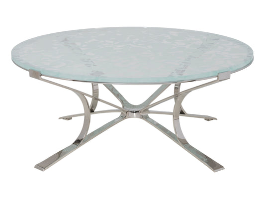 Snowscape Round Cocktail Table by Signature Designs for Artistica Home