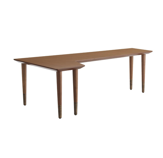 Arteriors Home Lottie Cocktail Table, Elegance with Satin Walnut Finish