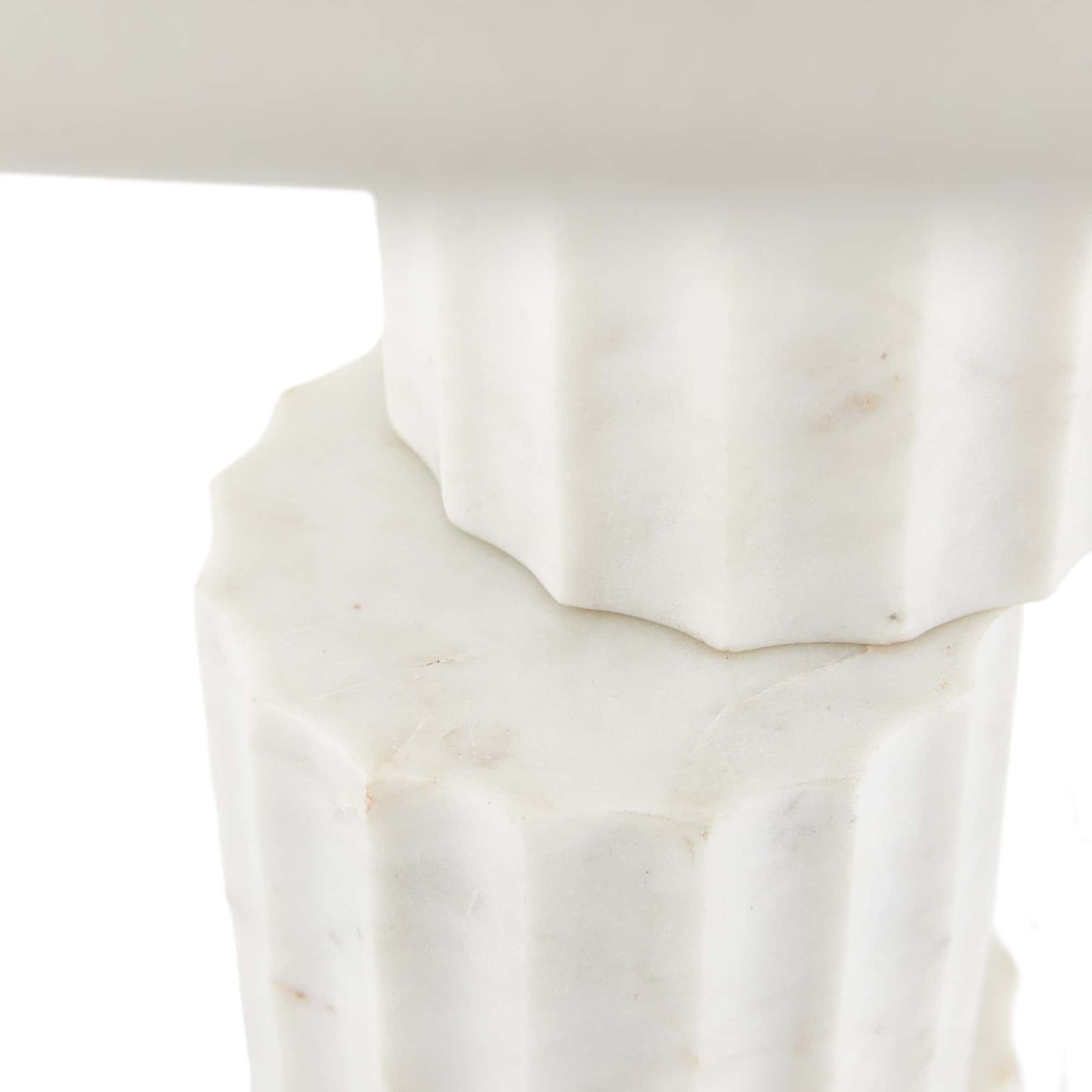 Paladia Lamp - Conceptual White Marble Table Lamp