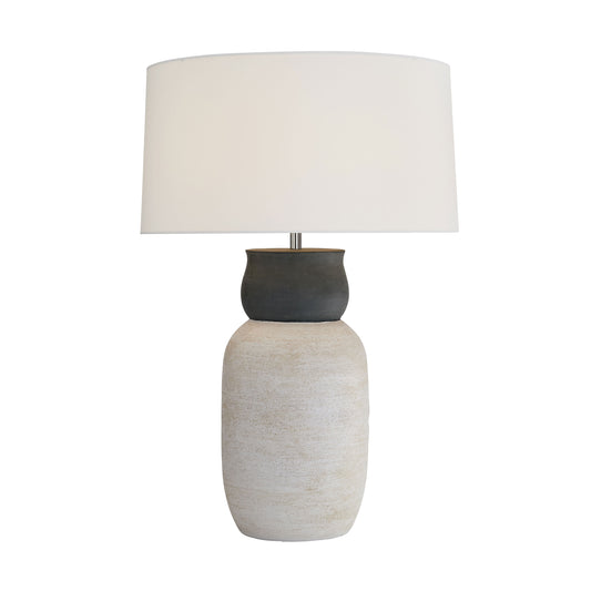 Ansley Lamp - Midnight & Whitewash Ceramic Table Lamp