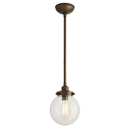 Reeves Small Outdoor Pendant - Contemporary Hanging Light Fixture for Outdoor Spaces