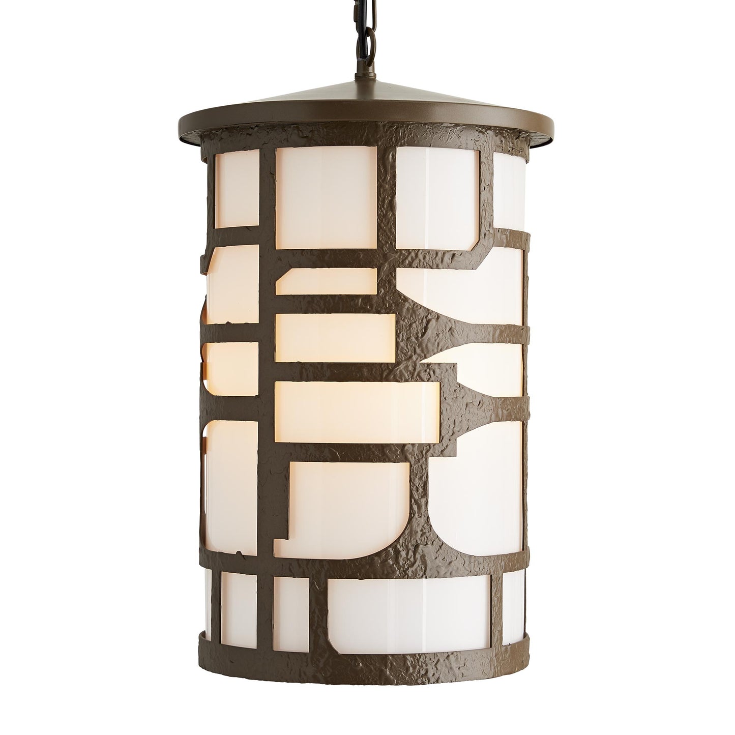 Shani Outdoor Pendant Light - Aged Brass Finish - Stylish Lighting for Gardens and Patios