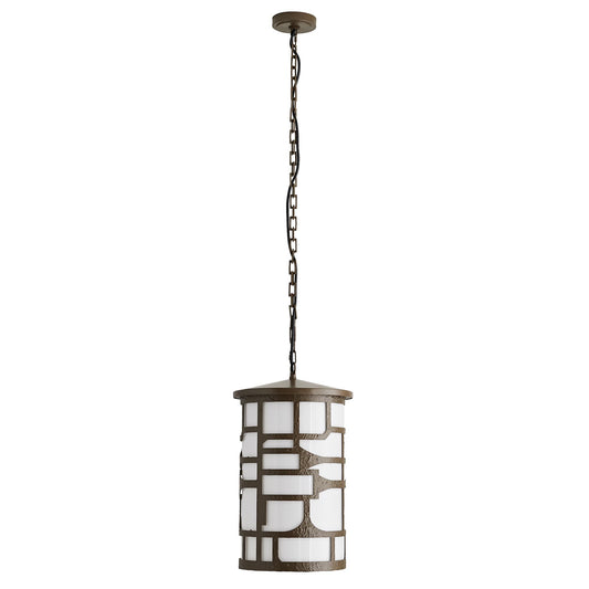 Shani Outdoor Pendant Light - Aged Brass Finish - Stylish Lighting for Gardens and Patios
