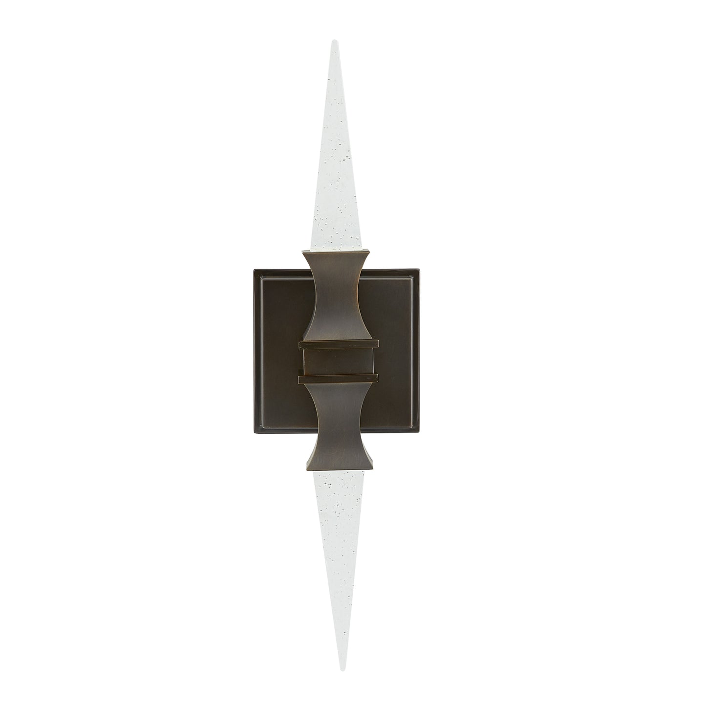 Piper Sconce - English Bronze Finish with Clear Seedy Crystal - Illuminate Your Space with Vintage Elegance