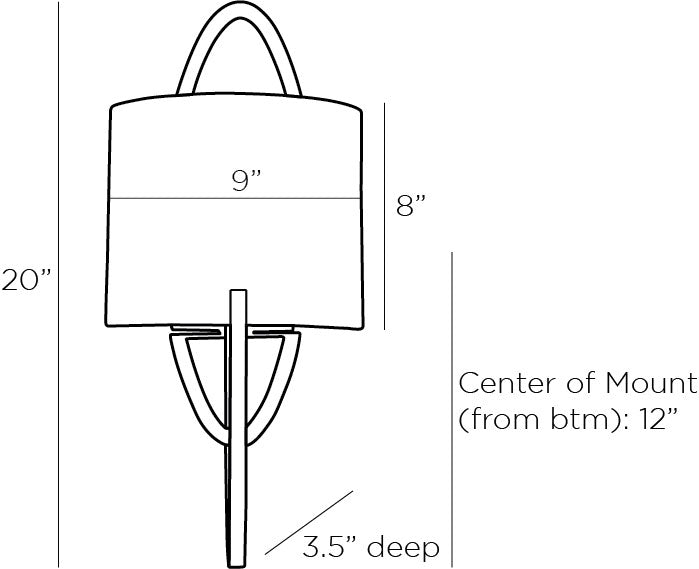 Obra Sconce: Modern Bauhaus-inspired Lighting Fixture