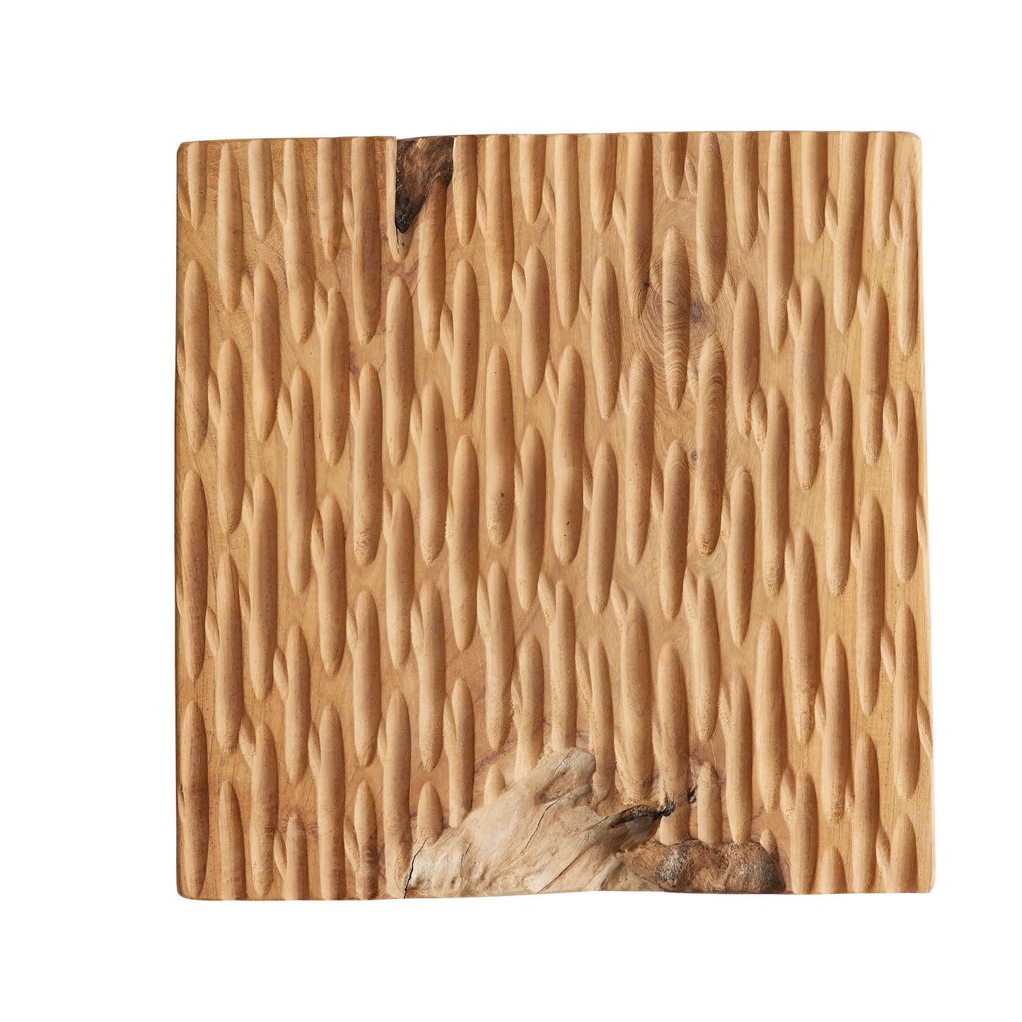 Natural Teak Wood Root Kalona Wall Plaques, Set of 3