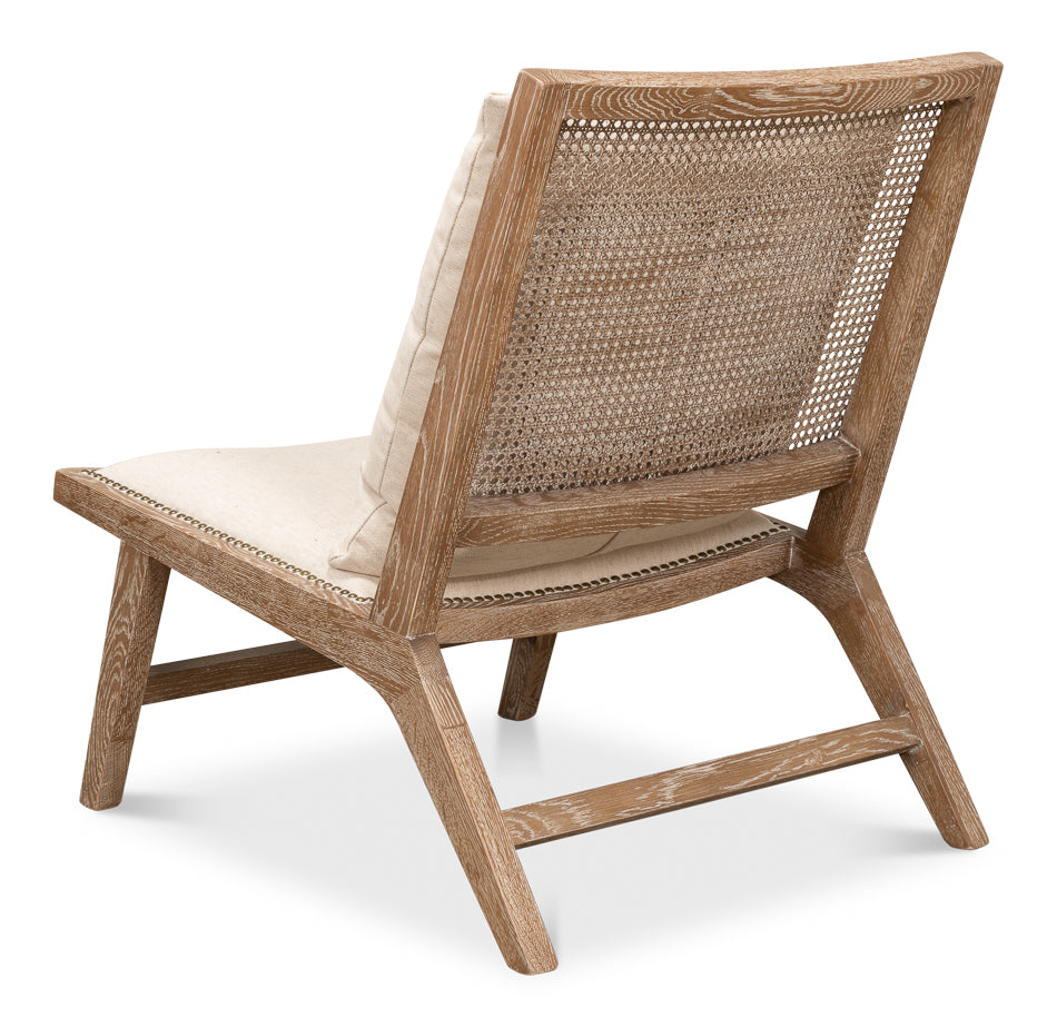 Mia Chair - Beige Traditional Upholstered Chair, Sarreid