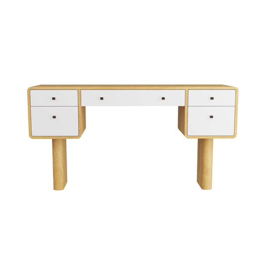 Saylor Desk - Oyster - Clean and Contemporary Workspace Essential
