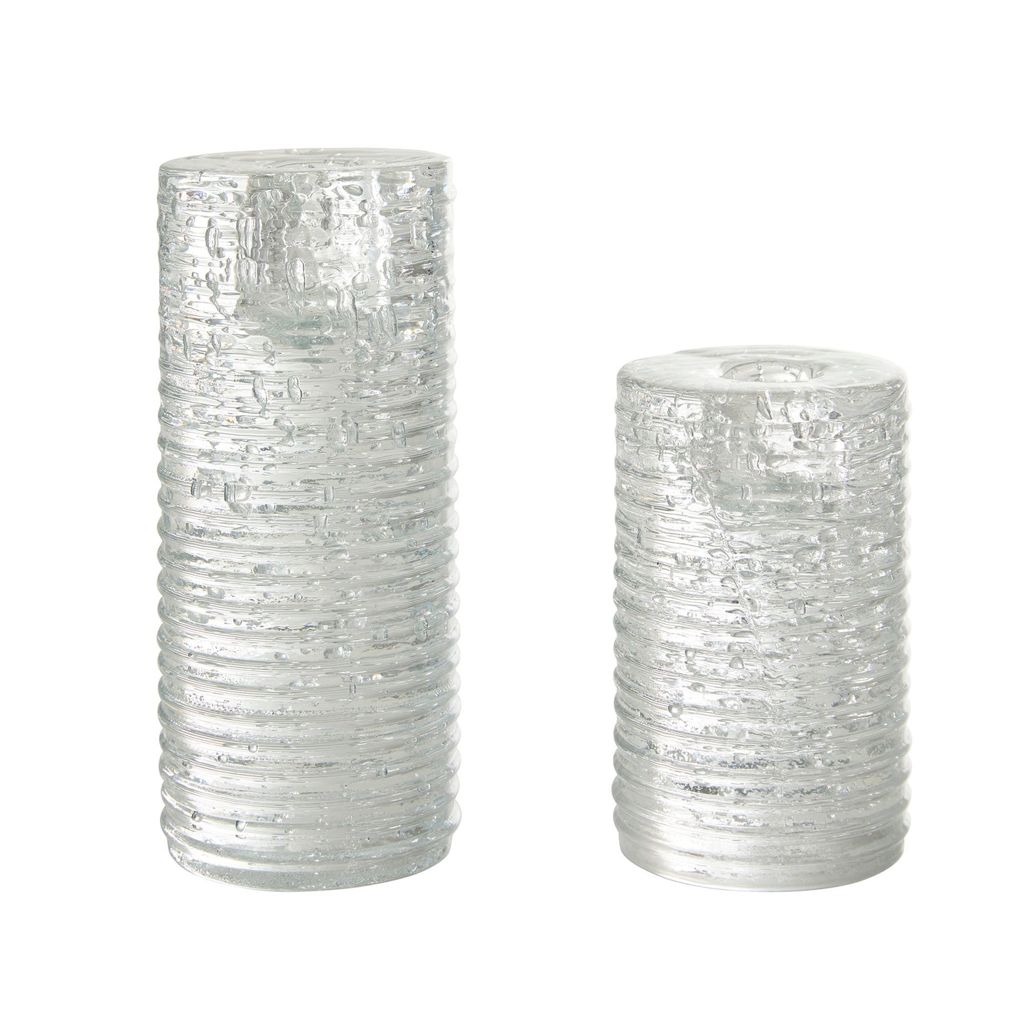 Kendir Candleholders Set of 2 - Contemporary Marble and Steel