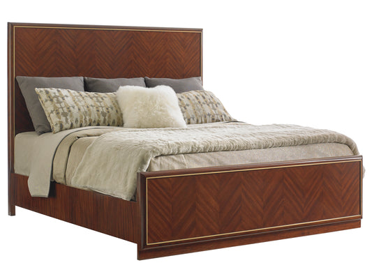 Carlyle Panel Bed (California King) by Lexington – Take Five Collection, Modern Design with Luxurious Finish