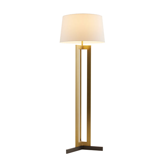 Newman Floor Lamp - Antique Brass and English Bronze Finish