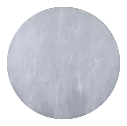 Maitland Smith Stoneham Cocktail Table – Scagliola Top, Marble Legs & Steel Accents