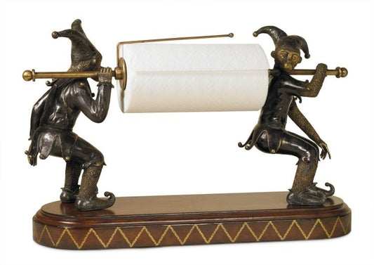 Maitland Smith Monkey Paper Towel Holder- 8175-12 -REDUCED 60% OFF RETAIL