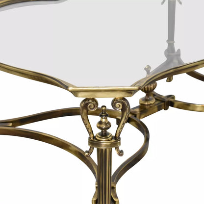 Maitland Smith RECTANGULAR CAST BRASS COCKTAIL TABLE